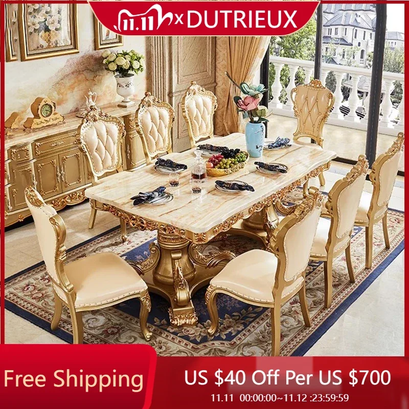 Restaurant Throne Dining Chairs Wooden Modern Luxury Hotel Arm Balcony Ergonomic Dining Chairs Unique Stoel Kitchen Furniture