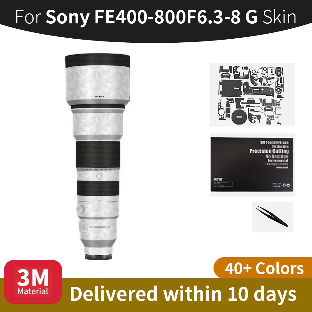 

For Sony 400 800mm Skin,Sony FE400-800F6.3-8 G Camera Lens Sticker , Anti-scratch, Camera protective film, More Colors