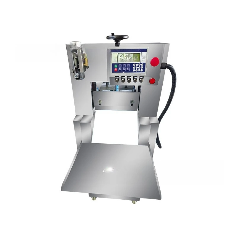 

Automatic double roll beef and mutton slicer, bacon steak slicer