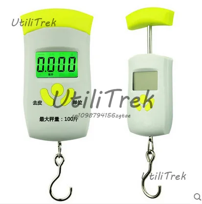 

Портативные весы для ручной клади в старом стиле, портативные рыболовные весы 50 кг/10 г, электронные весы