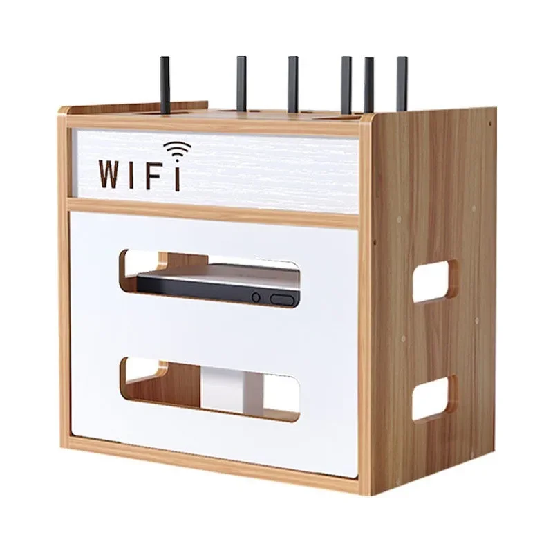 

WiFi cat remote control storage rack power strip wire plug-in board finishing set-top box rack