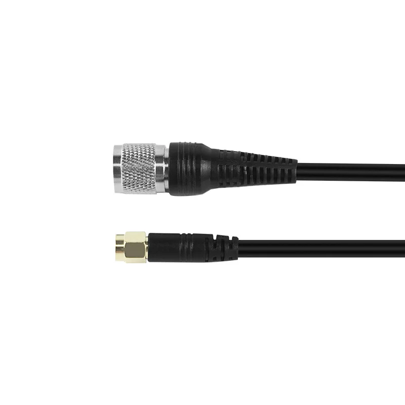 Pure copper injection molding 50-3 wire GNSS antenna driving test feeder TNC male to TNC/SMA male connection adapter cable