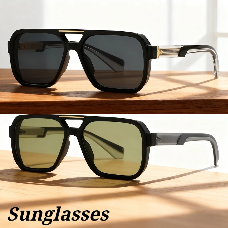 

Trendy Street Style Retro Sunglasses Unisex UV400 Protection Outdoor Sports Eyewear Fashionable Classic Driving Shades
