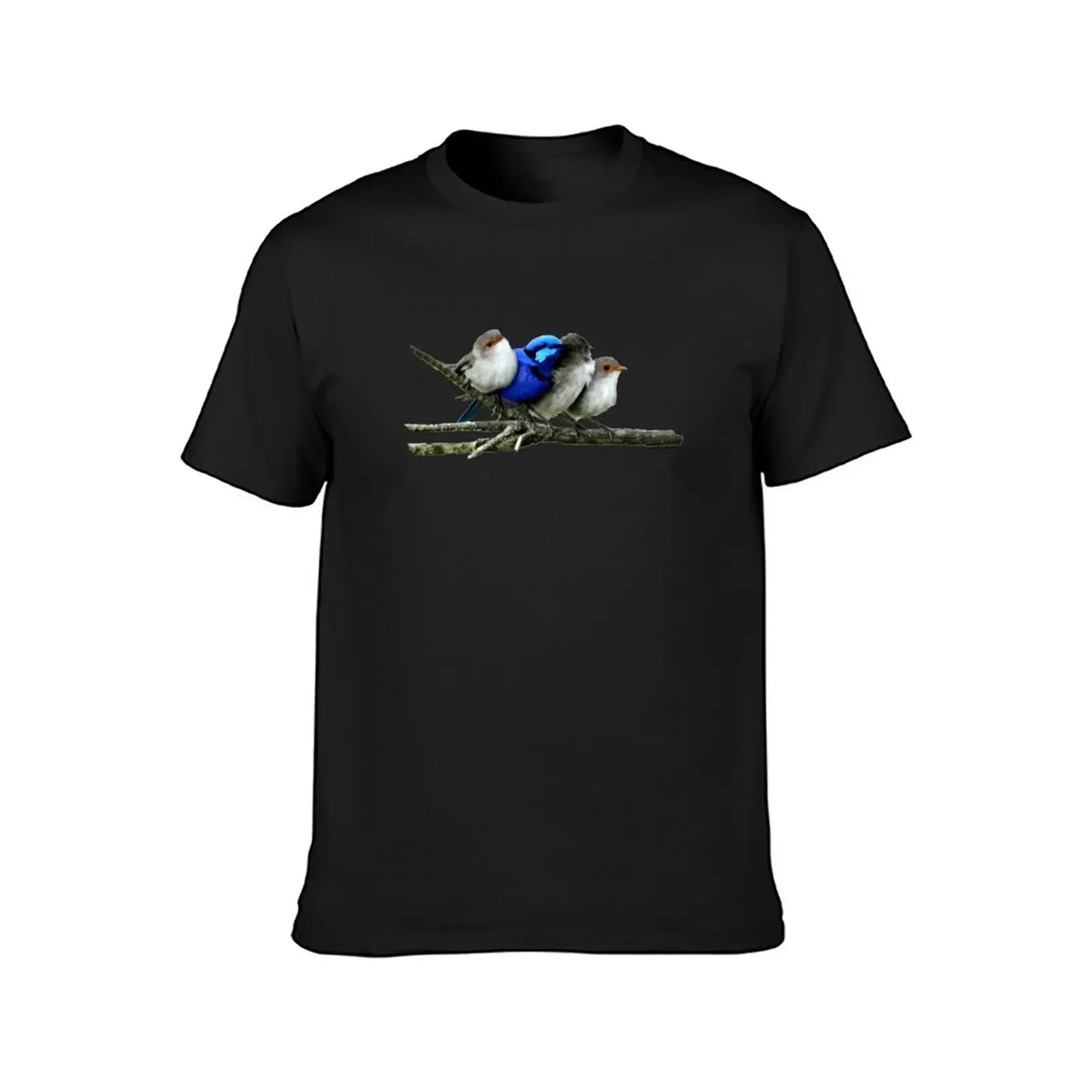 Blue Wren Family Clothing T-Shirt anime anime stuff oversized t shirt plus sizes cotton t shirt men