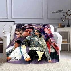 Coperte stampate retrò Michael Jackson, coperte per letti, coperte morbide e confortevoli, fodere per letti, regalo di compleanno