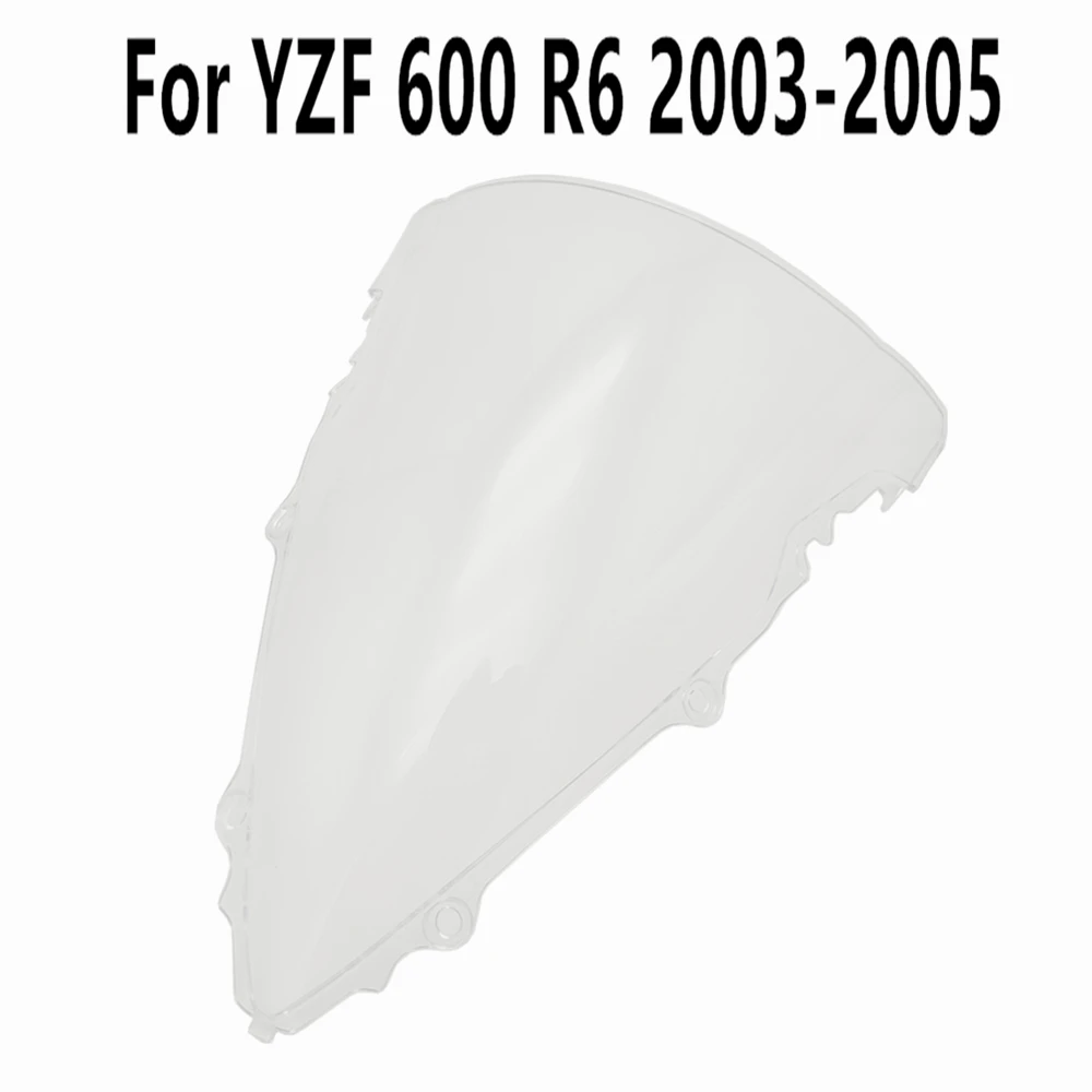 Windshield Convention Black Clear Windscreen For Yamaha R6 636 2003-2004-2005 Fit YZF 600 Wind Deflectore