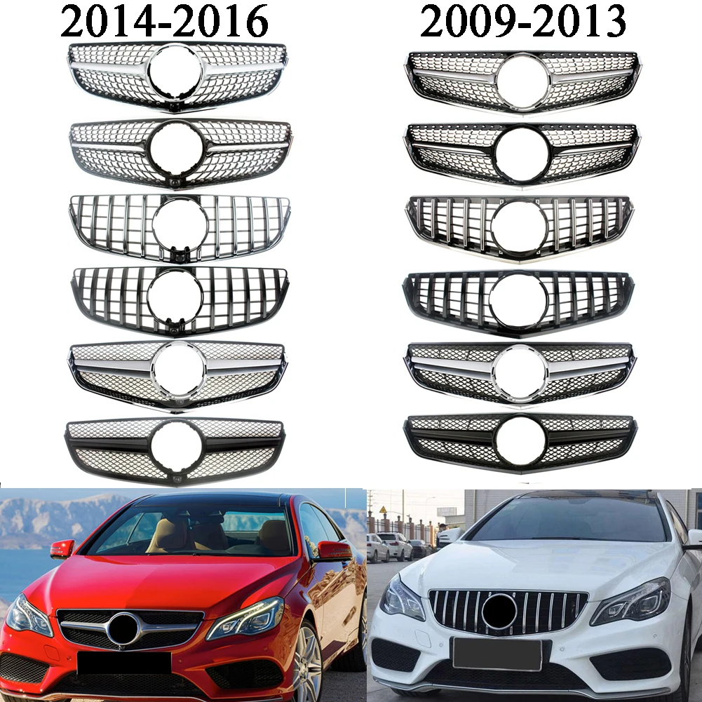 

Верхняя решетка капота в стиле GT-R для Mercedes-Benz W207 C207 E Coupe E350 E400 E550 2009-2013 2014-2017