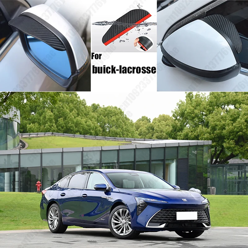 

Forbuick-lacrosse. 2PCS Car Rearview Mirror Rain Eyebrow Visor Carbon Fiber Car Rearview Side Snow Sun Visor Rain Cover