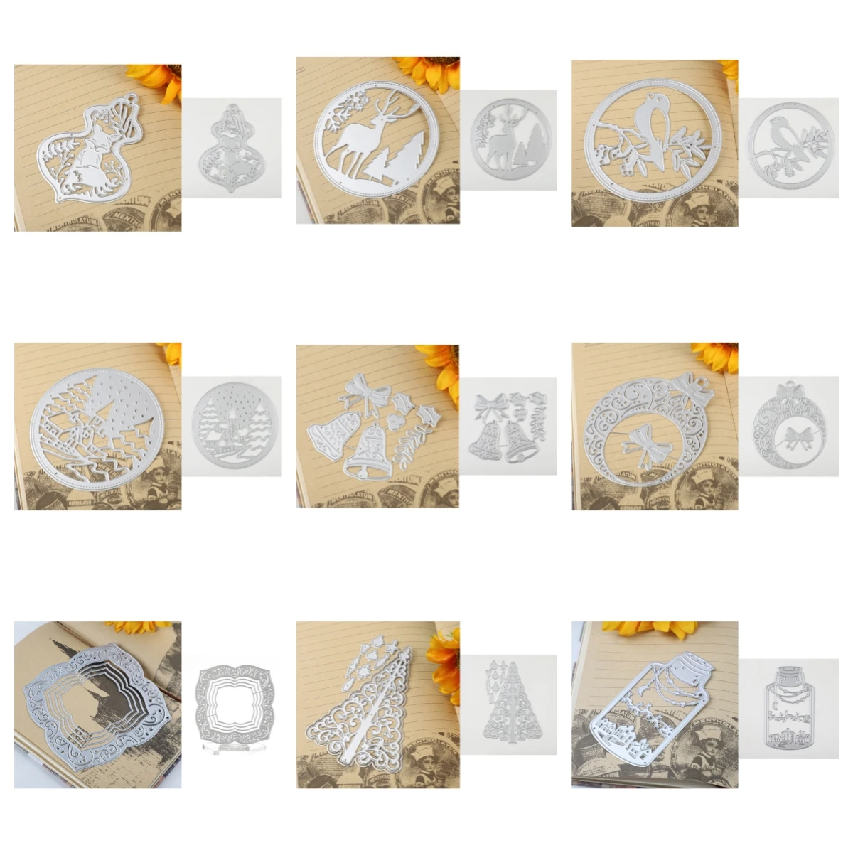 Decoration Christmas Metal Cutting Dies for Scrapbooking New Arrival Die Cutters for Scrapbooking Making Craft Cutting Templates