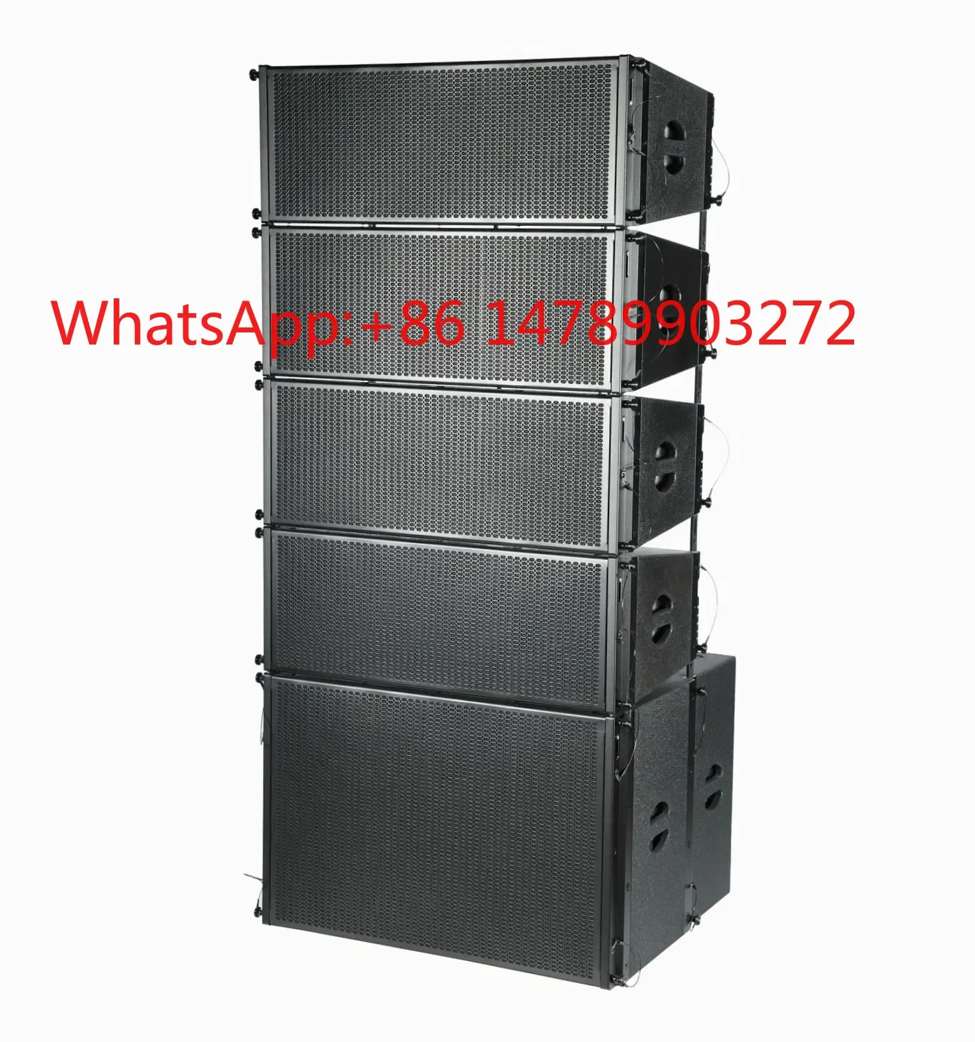 800W Rated Power Dual 12 Inch Active DSP Speaker Built-in Processor for Stage