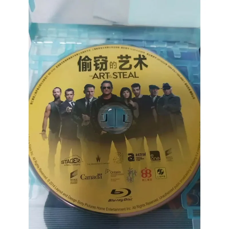 Blu-ray Disc Genuine Naked Disc The Art of Stealing Brand New Newly Sourced Authentic Chinese Subtitles All Region
