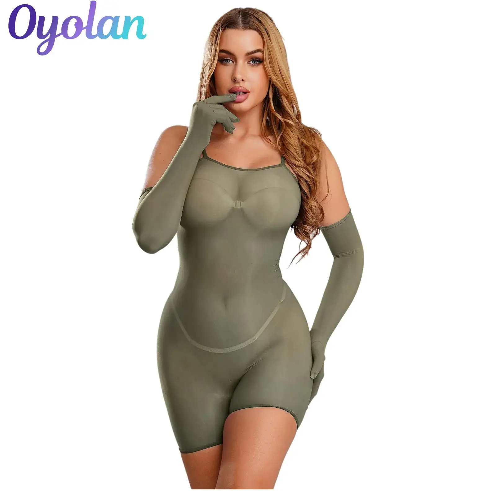 

Женское нижнее белье, колготки, прозрачные шорты для мальчиков, комбинезон, прозрачное боди, нижнее белье с длинными перчатками, масляная глянцевая цельная ночная рубашка