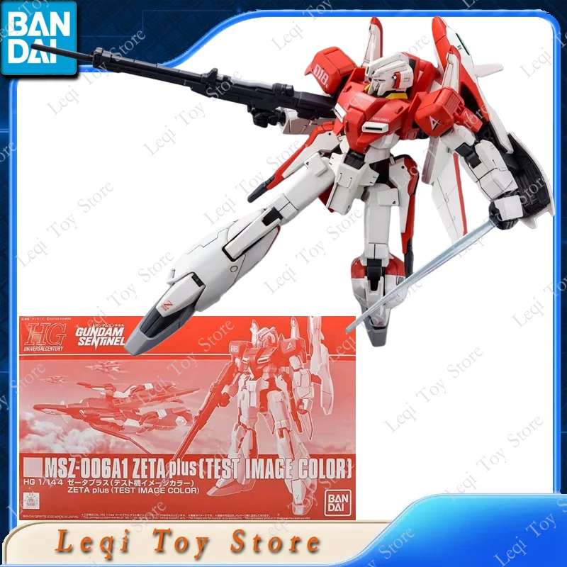 Bandai Originele Echt GUNDAM HG MSZ-006A1 ZETA PLUS EENHOORN TEST Action Anime Figuren Speelgoed Kids Gift Model Assemblage Ornamenten