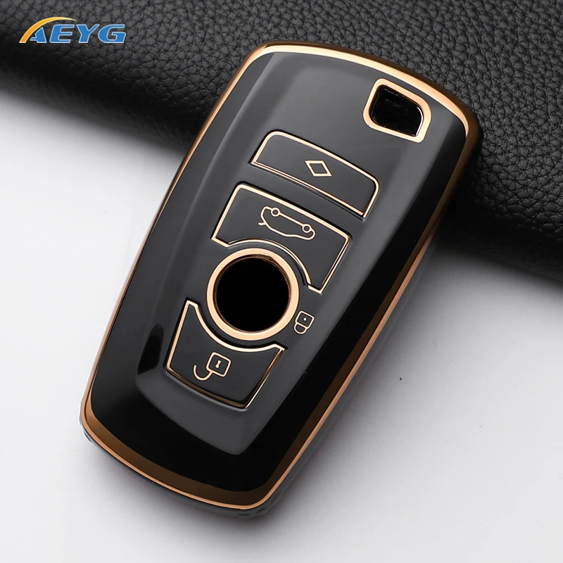 TPU Car Remote Key Case Cover For BMW 520 525 f30 f10 F18 118i 320i 1 3 5 7 Series X3 X4 M3 M4 M5 Key Chain Accessories