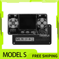 Trimui Model S Handheld Game Machine Mini Machine Transparent Body Extremely 2 Inch Ips Screen Compact Nostalgic Handheld Card