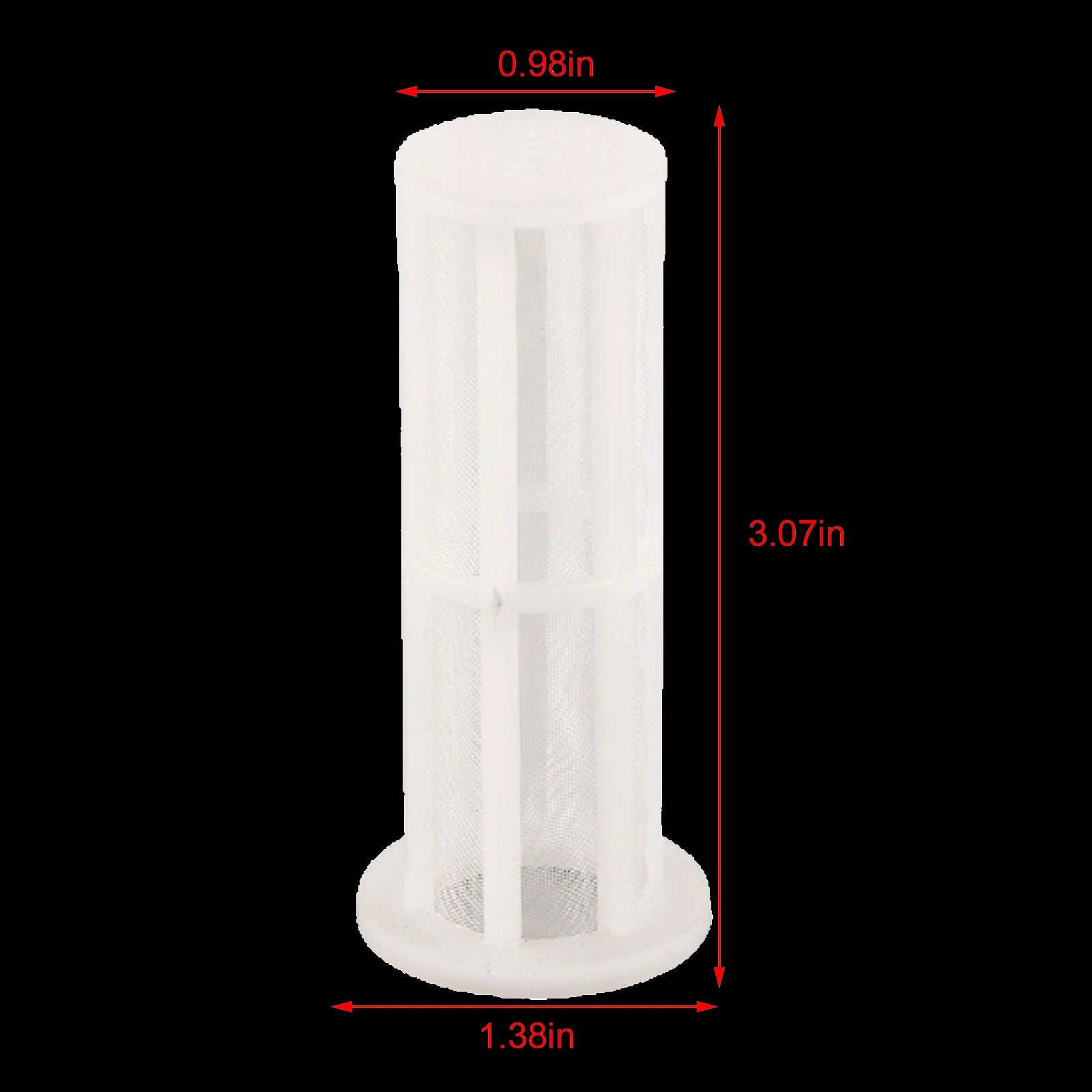 5PCS Washer Water Filter Net Suitable For Karcher K2-K7 Series High Pressure Filters 7.8x3.5x2.5cm Plastic Transparent