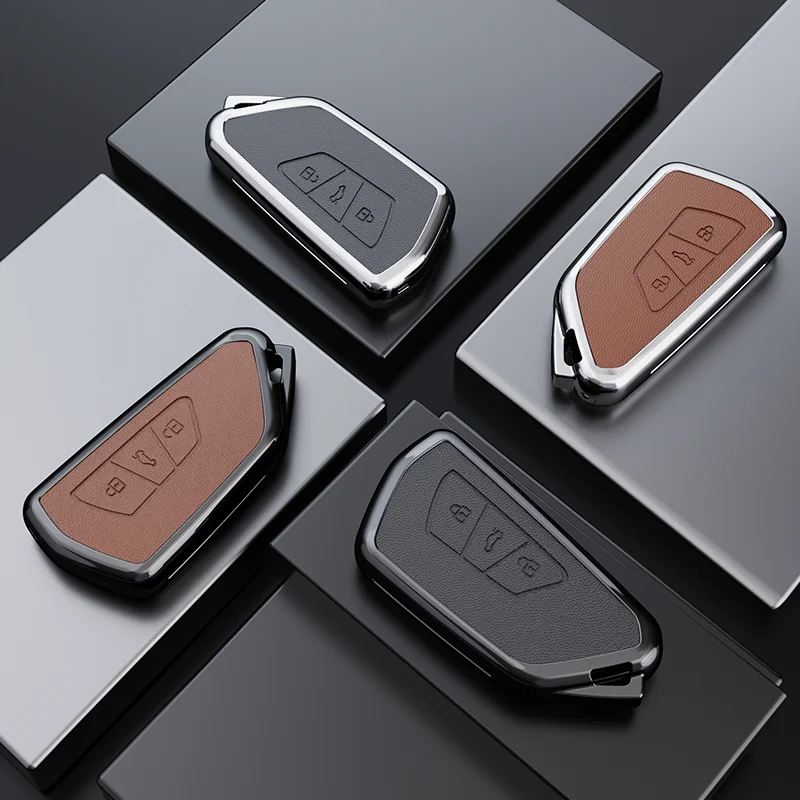 سيارة حافظة مفتاح بعيد فوب دعوى ل Volkswagen ل VW Golf 8 MK8 GTI MK8 ID 4 ID 6 ID 3 تالاجون TERAMONT سيارة حقيبة غطاء للمفاتيح #5