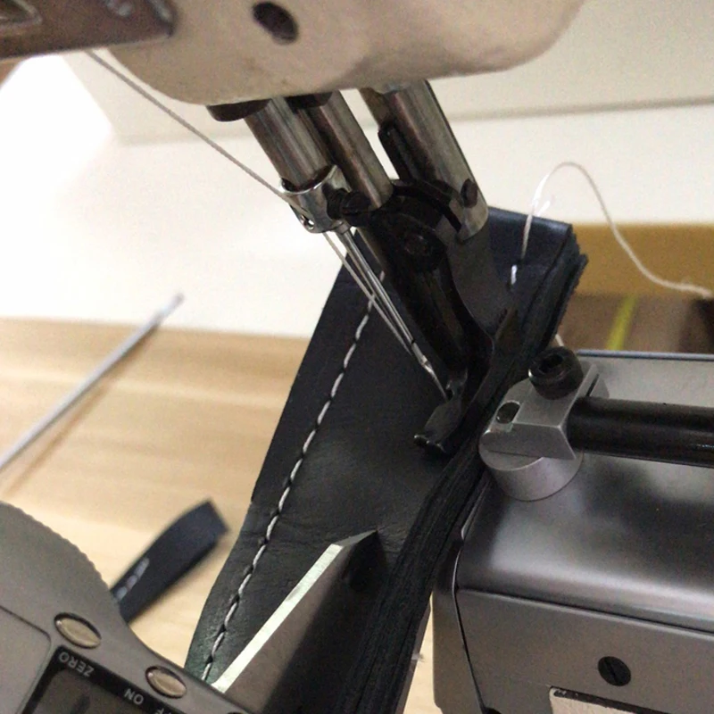 1342E Industrial Vertical Sewing Machine Multifunctional Automatic 110/220V for Leather Embroidery Luggage Craft Sewing