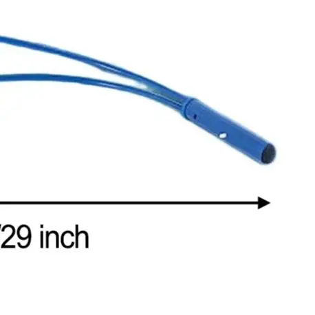 Blue Pool Safety Hook Strong Aluminum Swimming Hook Swimming Safety Hook Drowning Prevention Device Strong Aluminum Alloy