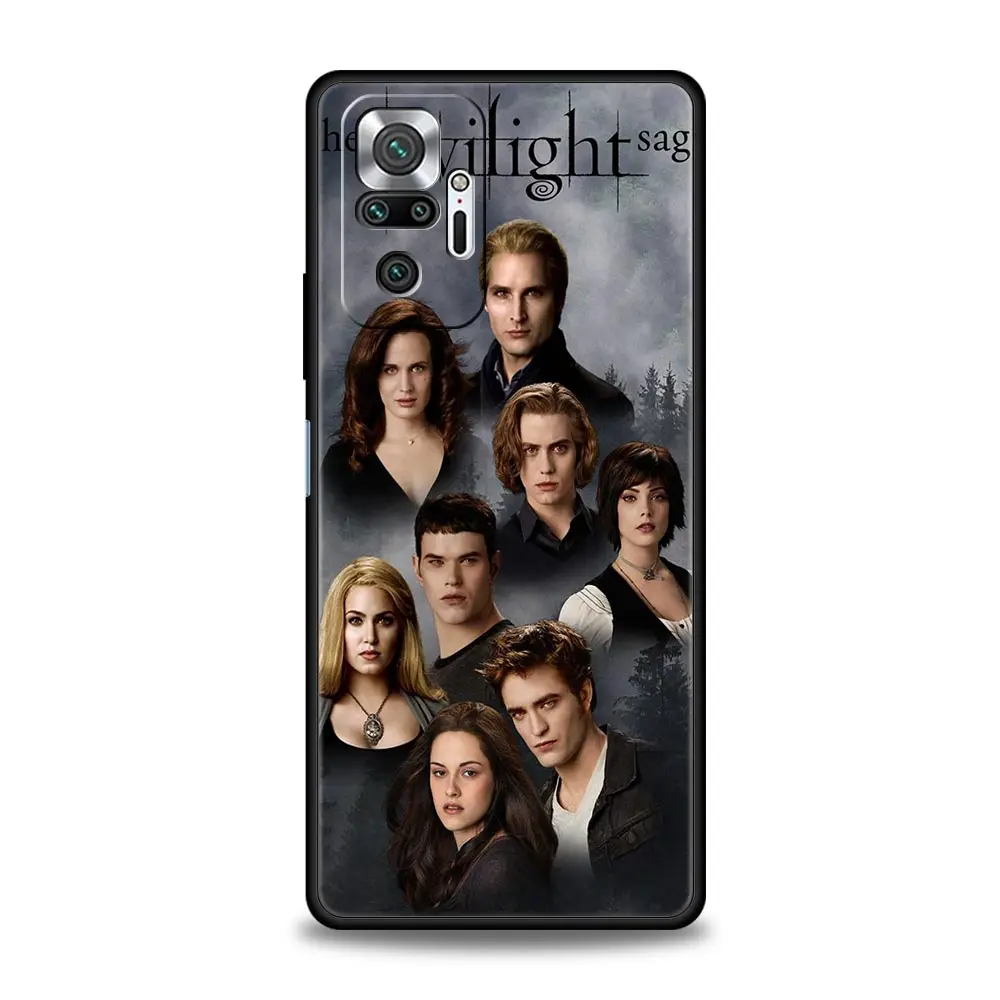Phone Case For Xiaomi Redmi Note 13 12 5G 9S 9 8 10 11 Pro 9T 13C 12C 10C 9C 9A 7 Pro Soft Silicone Cover Twilight Saga
