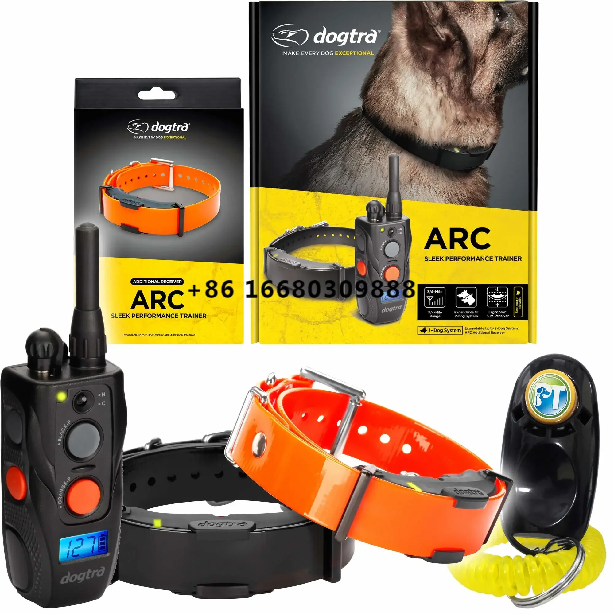 

Remote Dog Training Collar 3/4 Mile Expandable Trainer