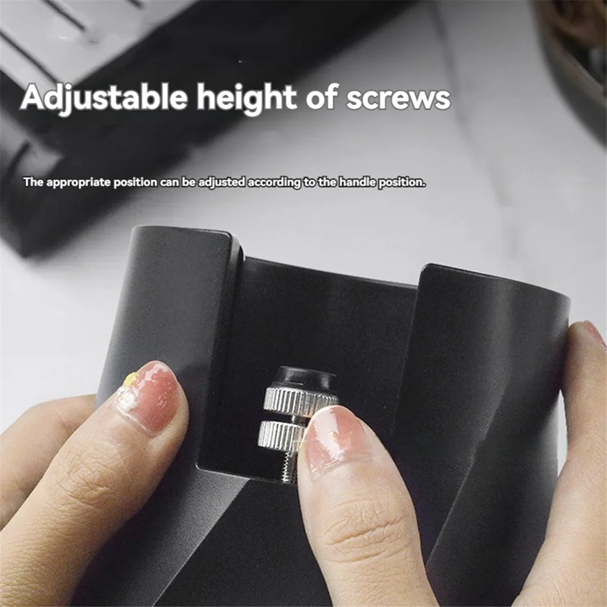 حامل العبث A44TCoffee لمقبض 51/53/58 مم منظم الارتفاع قابل للتعديل مع قاعدة غير قابلة للانزلاق لمطعم مقهى المقهى