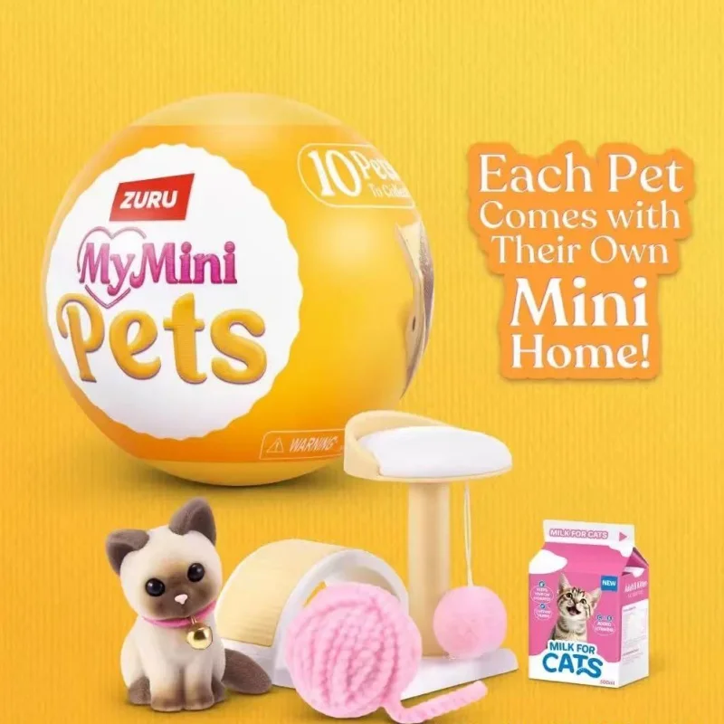 My Mini Pets/Prank/Home Furnishings/Doll Series Kawaii Blind Box Dog Rabbit Capybara Anime Figure Mystery Box Collection Gifts view 5