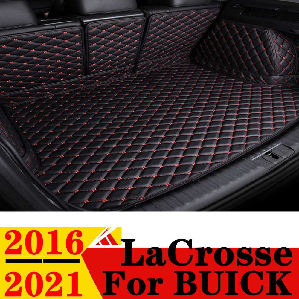 

Car Trunk Mat For BUICK LaCrosse 2021 2020 2019 2018 2017 2016 Rear Cargo Cover Carpet Liner Tail Auto Parts Boot Luggage Pad