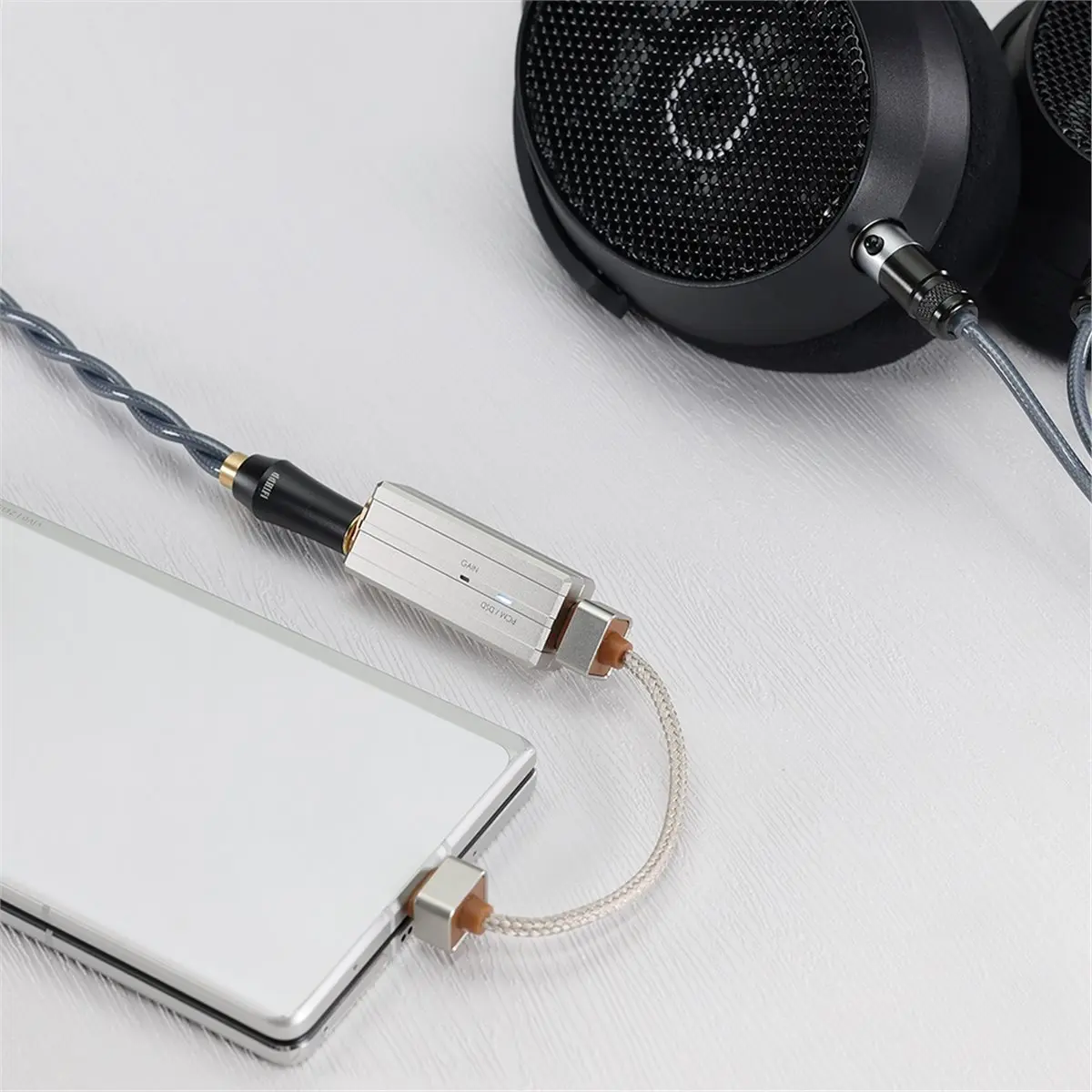 HIFI TC44 Pro E3 the 3rd-Gen Hi-Res AMP Adapter CS43198 Volume Control 3.5mm 4.4mm Balanced Output