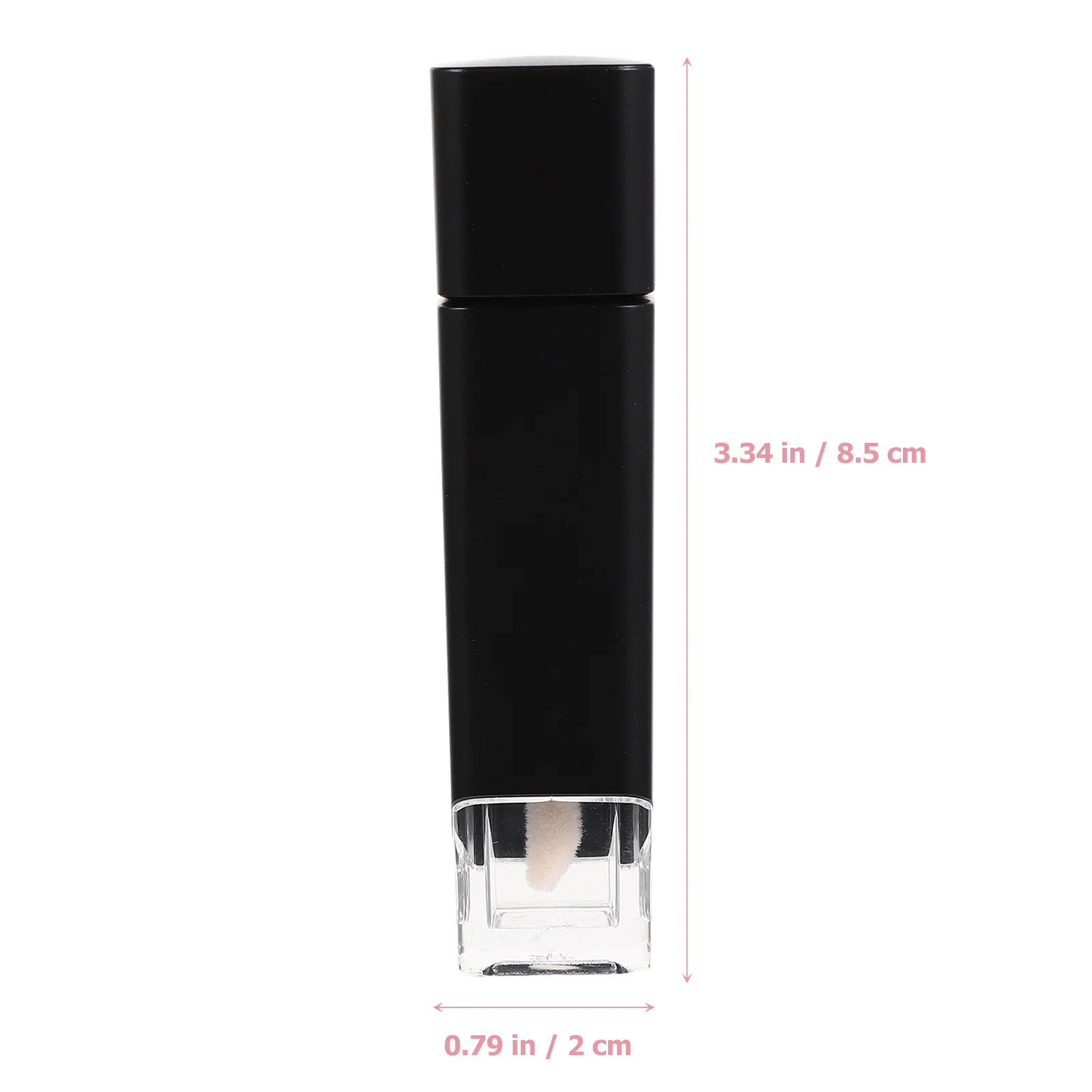 4Pcs Lip Gloss Tubes Refillable Transparent Plastic Containers Empty Lip Balm Bottles DIY Tools for Women