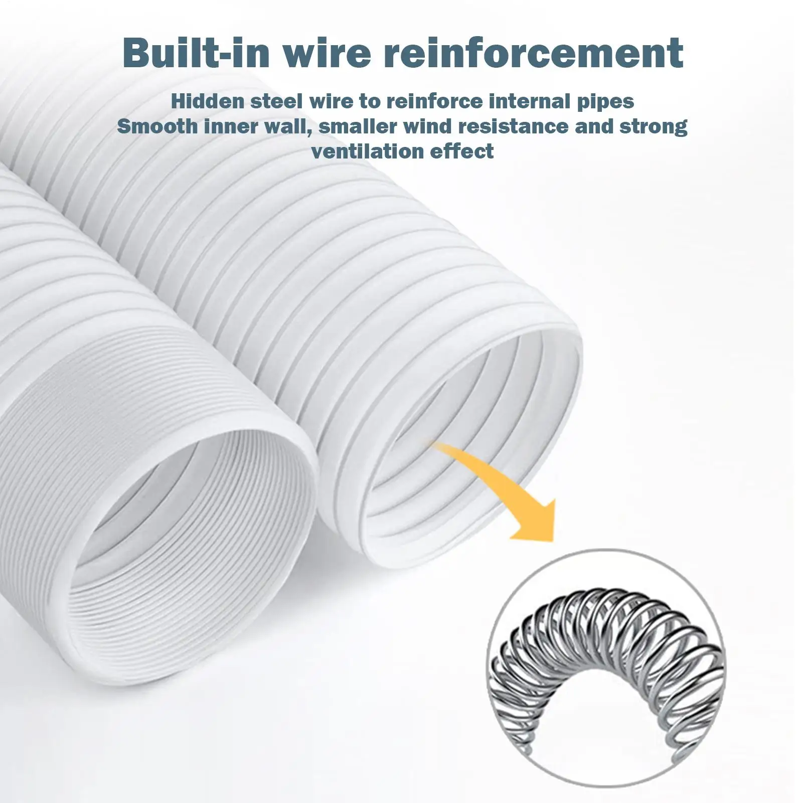 

Телескопический гибкий вытяжной шланг для кондиционера, 130/150 мм