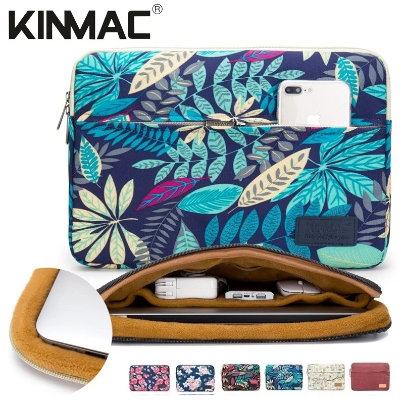 Brand Kinmac Laptop Bag 13,14,15.4,15.6 Inch,Women Man Shockproof Sleeve Case For MacBook Air Pro Notebook Computer PC Dropship