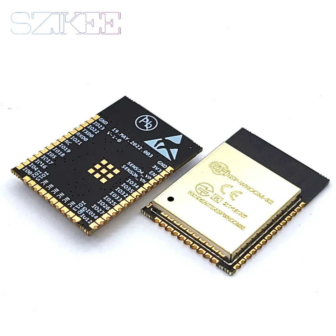 Chip de placa de desarrollo ESP32, 2,4G, modo dual, WiFi + Bluetooth, microcontrolador de doble núcleo, procesamiento, Chip esp32