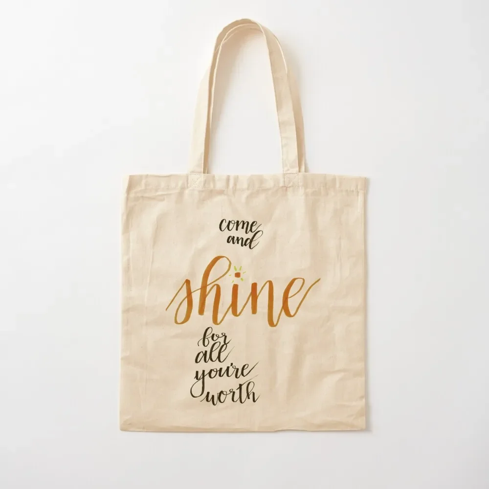 

Morning Glow Tote Bag custom fabric bag Eco bag shopping trolley