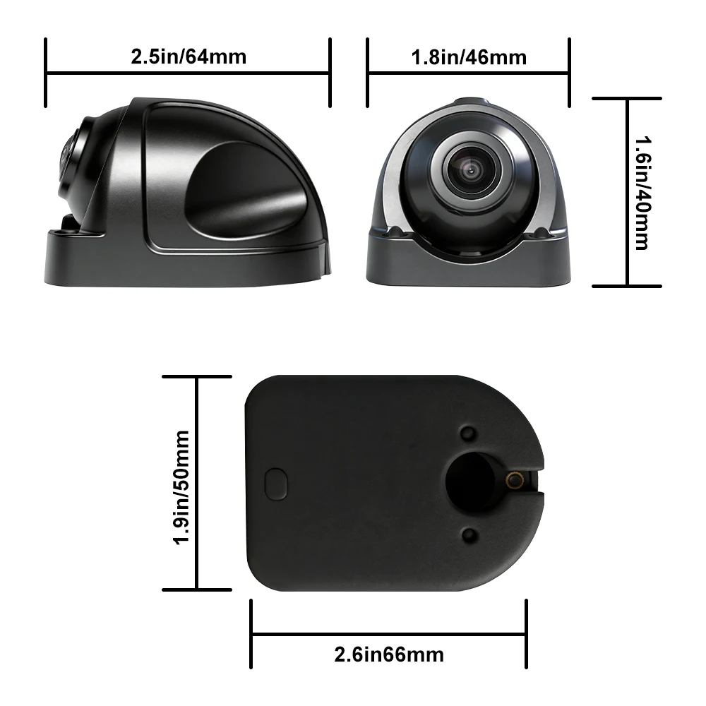 Cheap IP69 Waterproof Rear View Starlight Night Vision 2.0MP AH 1080P Backup Car Camera For Truck Bus Van