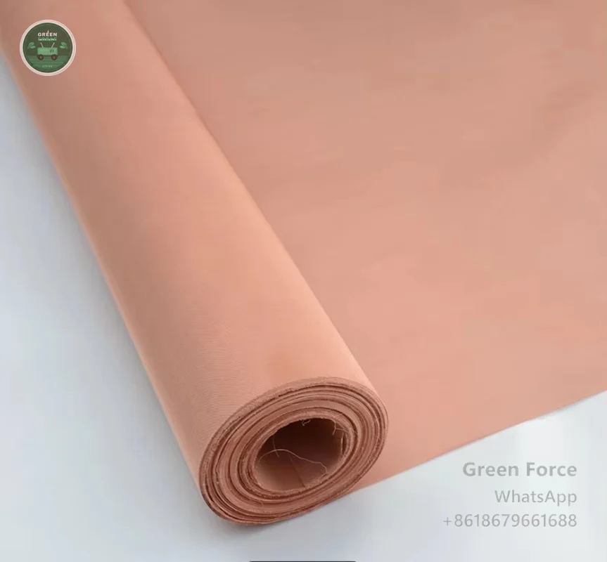 Faraday Cage Copper Mesh Fabric EMI Shielding Woven Conductive Textile for Electronics Filtering
