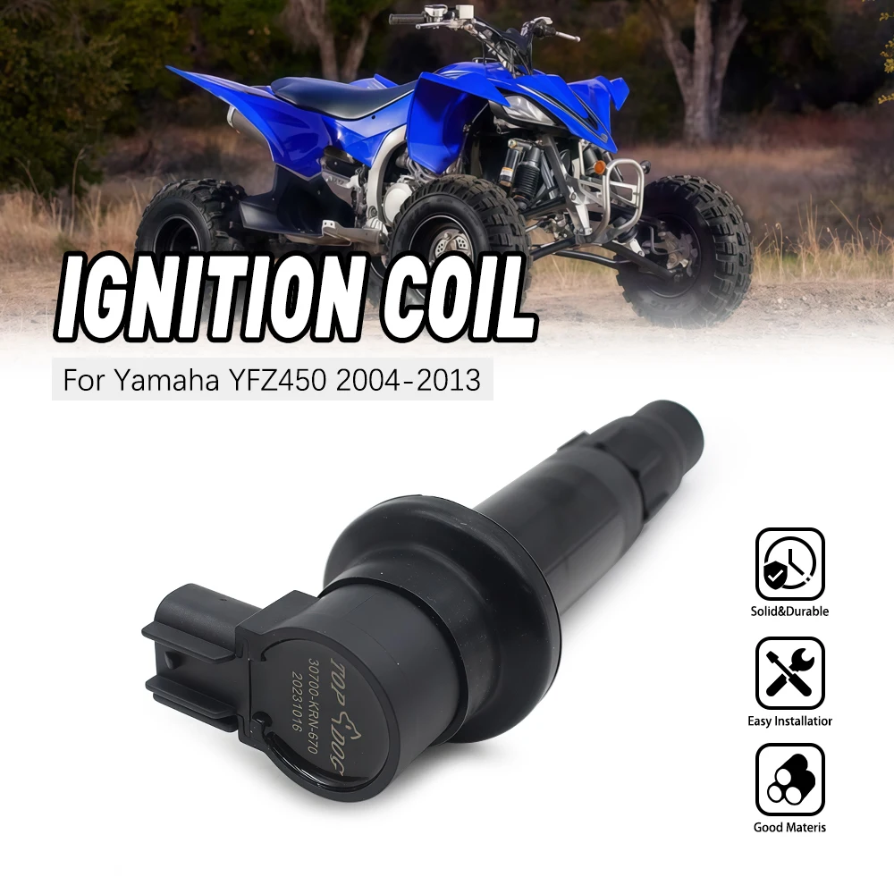 

Direct For Yamaha ATV Ignition Coil 2004-2009 2011-2013 YFZ450 YFZ 450