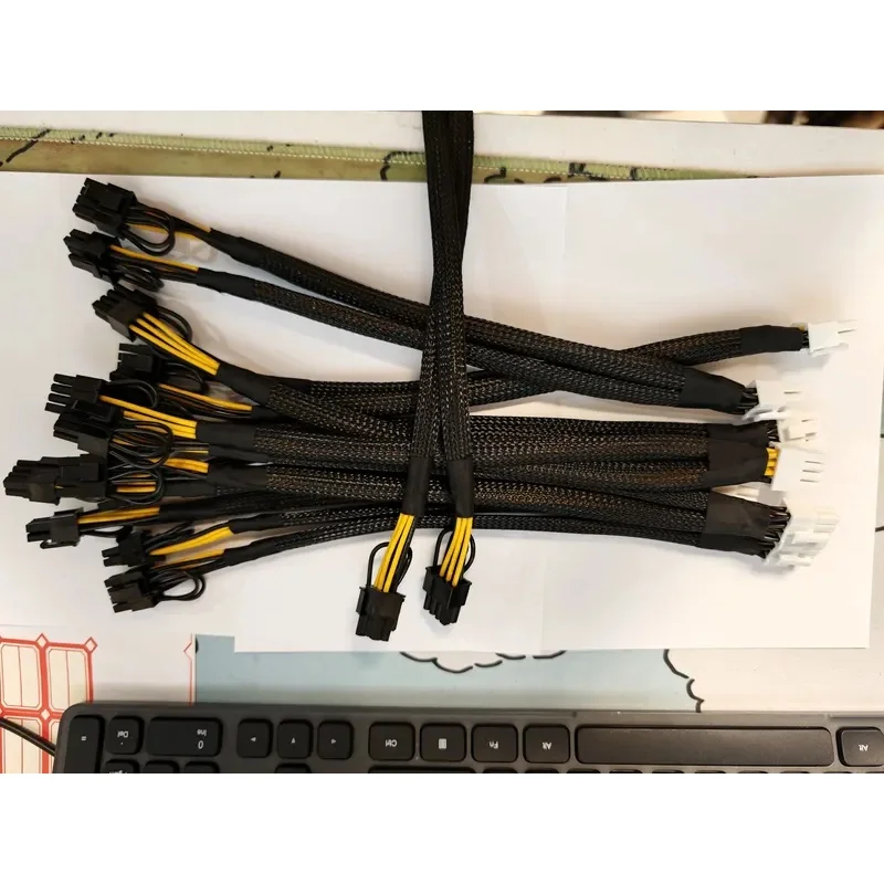 N+ GPU Power Cable for Dell R720 R730 R730XD Server, 8‑Pin to Dual 8‑Pin for Tesla GPU