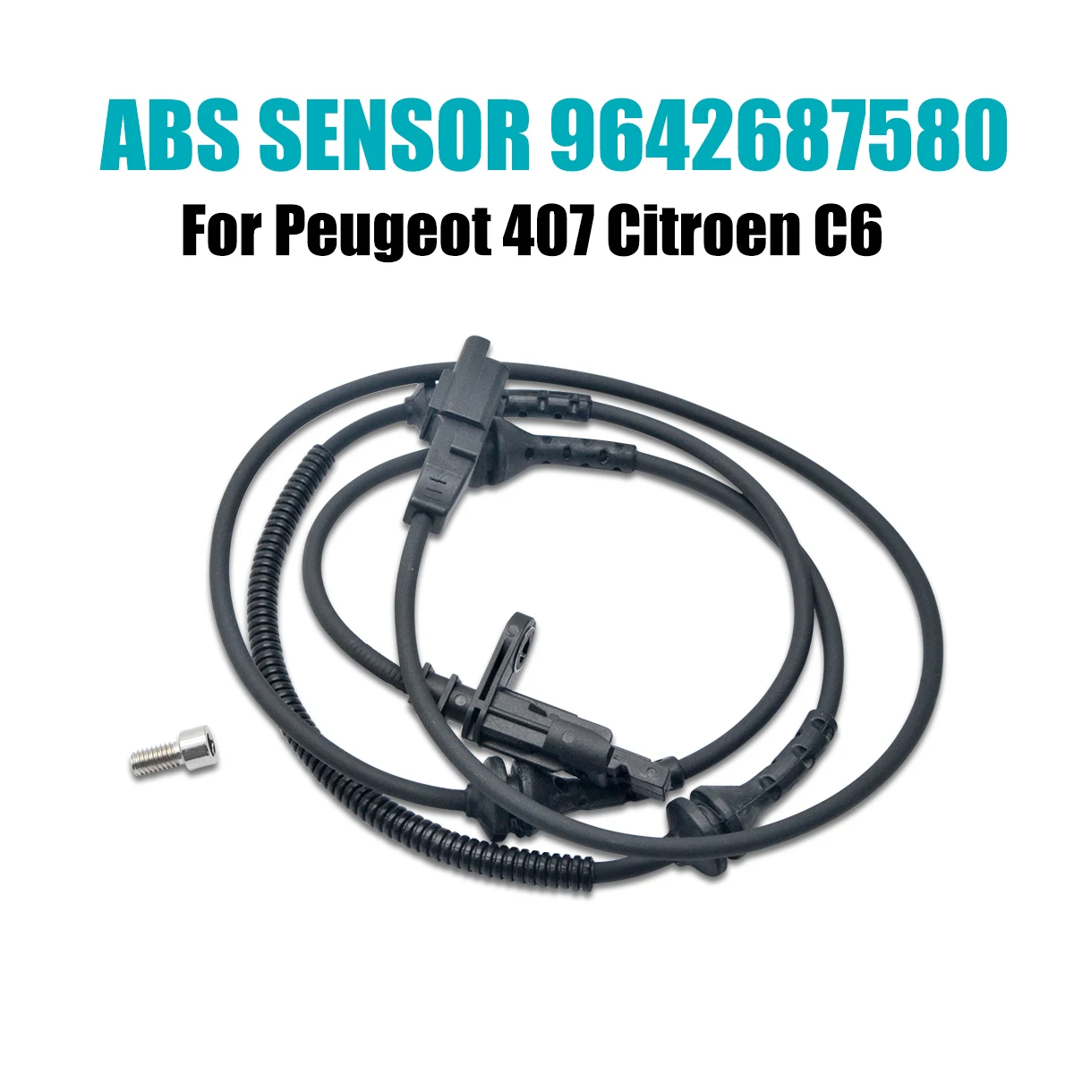 Front Left Right ABS Wheel Speed Sensor Kit Car Sensor Accessories For CITROEN C6 Peugeot 407 4545G6 4545A9 9642687580