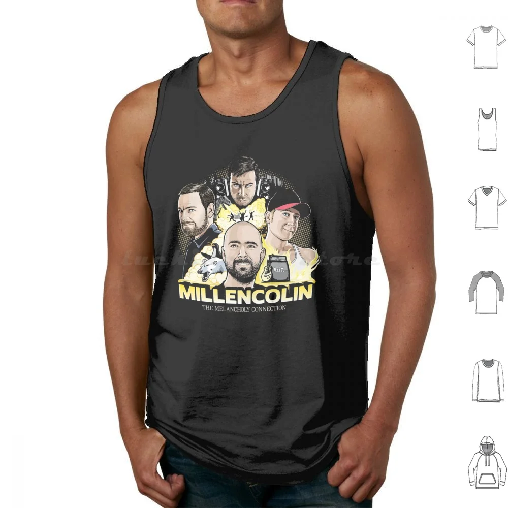 Millencolin Band Tank Tops Print Cotton Life On A Plate Use Your Nose Punk Skate Punk Pop Punk Nikola ? Ar ? Evi ? Mathias