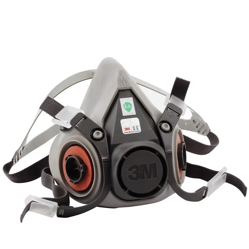 3M6200 Self-priming Filtering Gas Mask Half Mask For Paint Spraying Chemical Industry Gas Dust Hoods.
