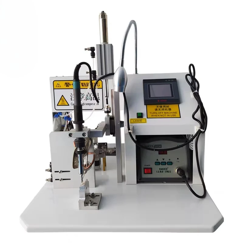 

High Quality Semi Automatic Soldering Machine, Pneumatic Electric Welding Machine,electric Wire LED Light Soldering Machine