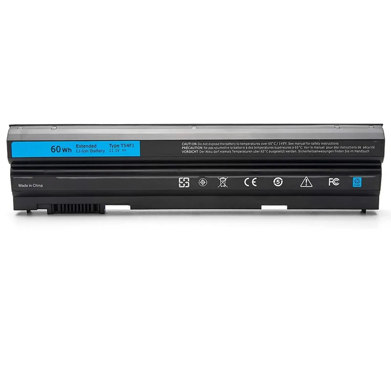 11.1V 60WH 6Cell T54FJ Laptop Battery for Latitude E6430 E6420 E6520 E5430 E5520 Inspiron 5520 7420 7520 Vostro 3460 M5Y0X 8858X