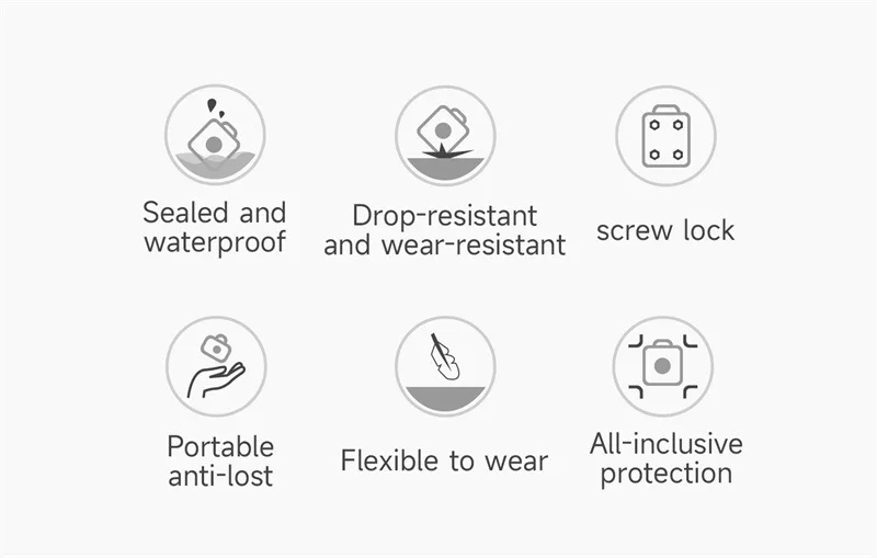 Eayburst Wasserdichte AirTag-Halterung für Hundehalsbänder, Schutzhülle, Ultra-robuste AirTag GPS-Tracker-Zubehör – Detail 5