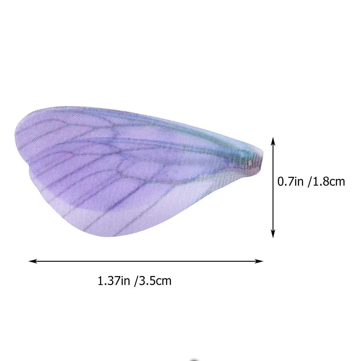 

20 Pcs Dragonfly Garden Decor Earring Decors Fairy Purple Artificial Earrings Accessories