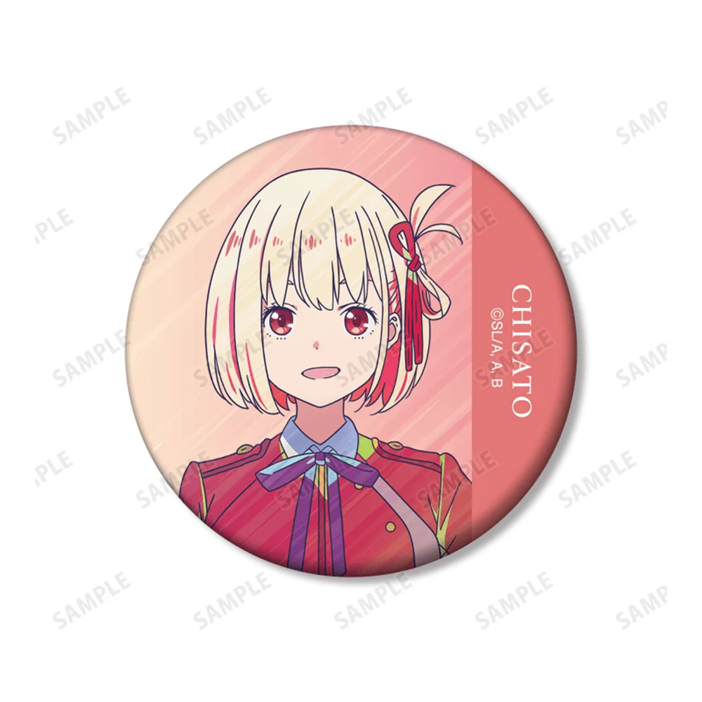 Lycoris Recoil Chisato Nishikigi 58mm Acrylic Stand Keychain Figure Mini Desk Display Ornament Anime Fan Merch Gift Toy