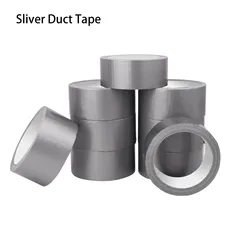 10/20M gümüş koli bandı, su geçirmez ağır koli bandı, sanat ev ofis okul için koli bandı Multipack DIY zanaat