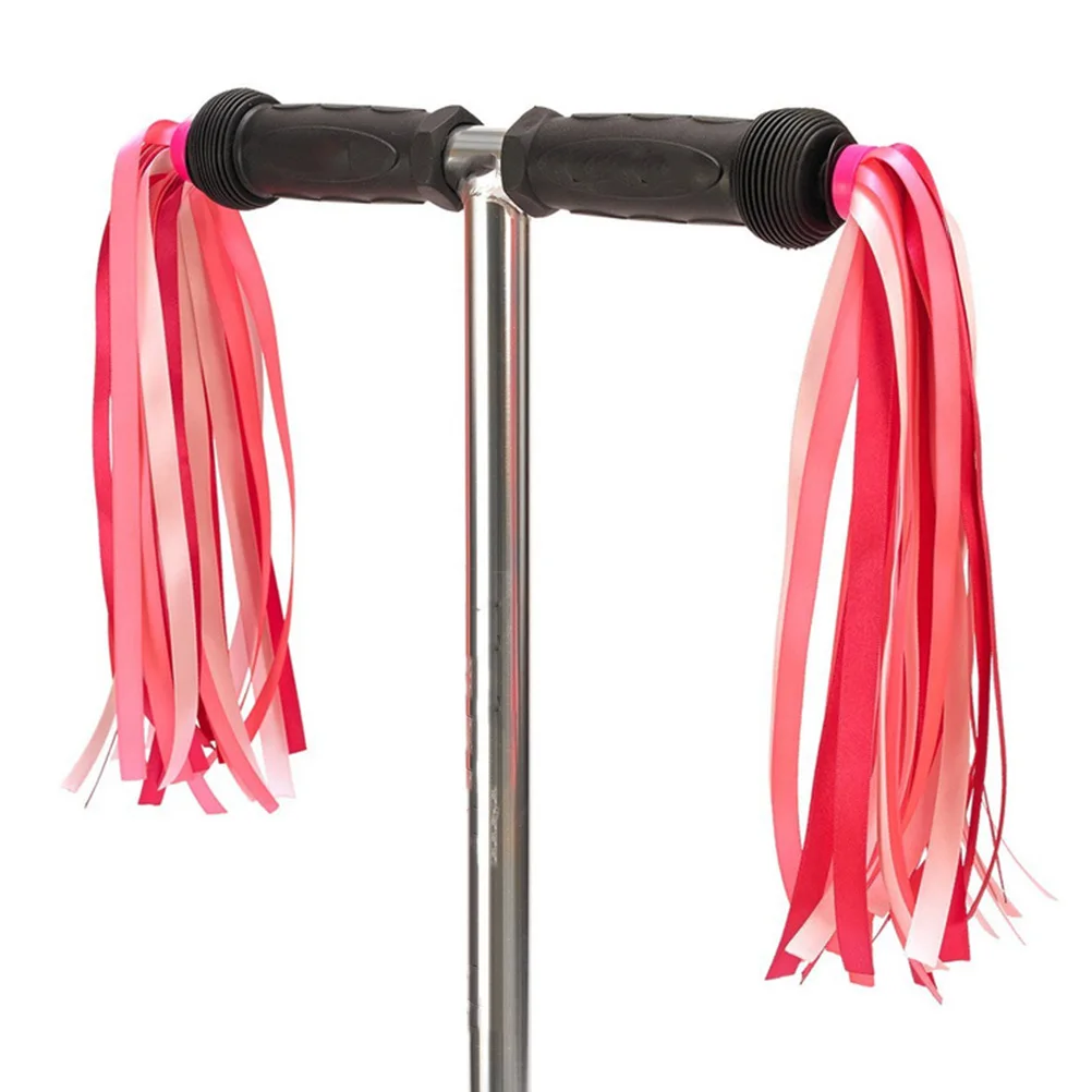 

Bike Handlebar Streamers Colorful Grips Tassels Scooter Ribbons Decoration Accessories For Tricycles Scooters Perfect