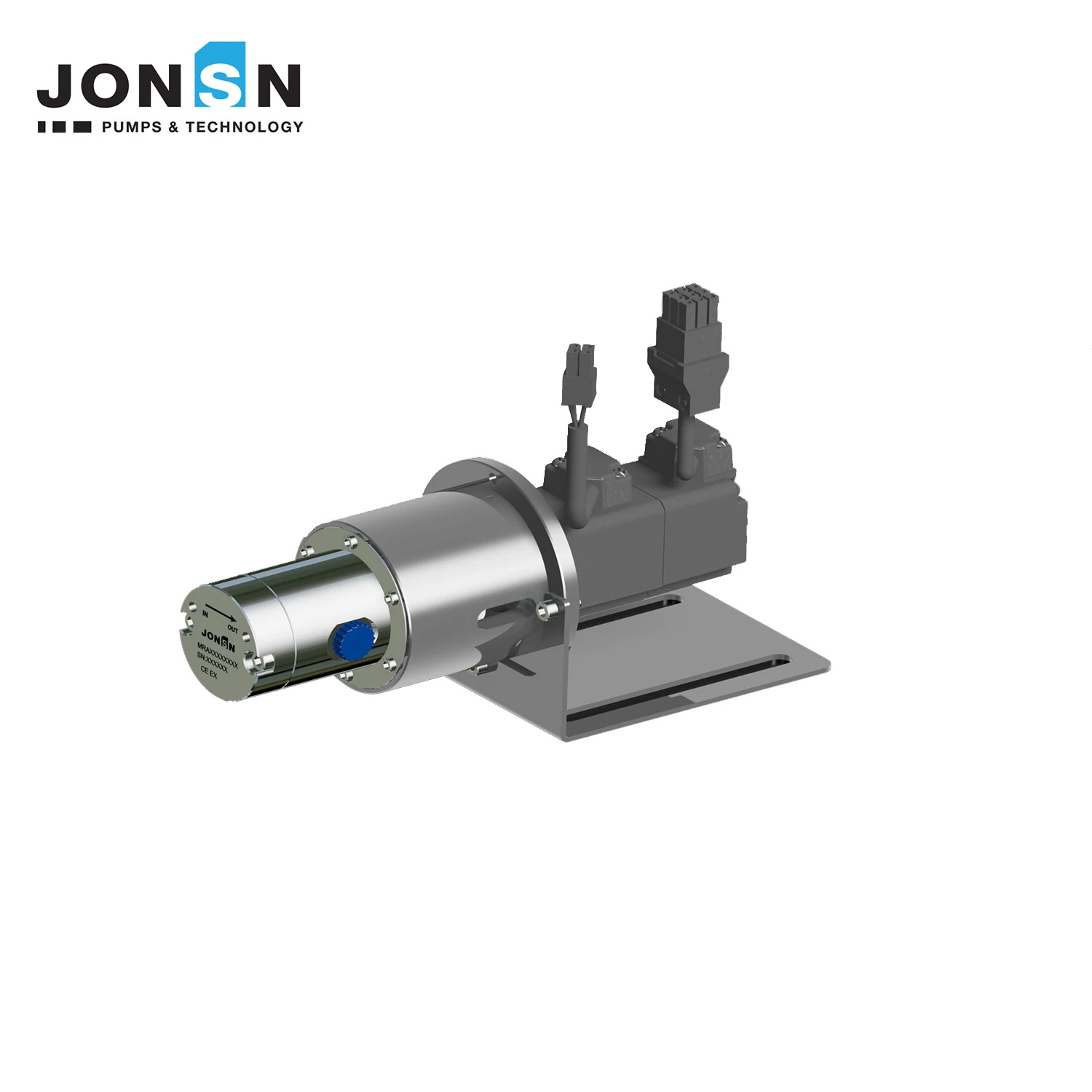 Magnetic Drive External Micro Gear Pump Precision Leak Proof For Oil Fuel Lubricant Chemical Transfer