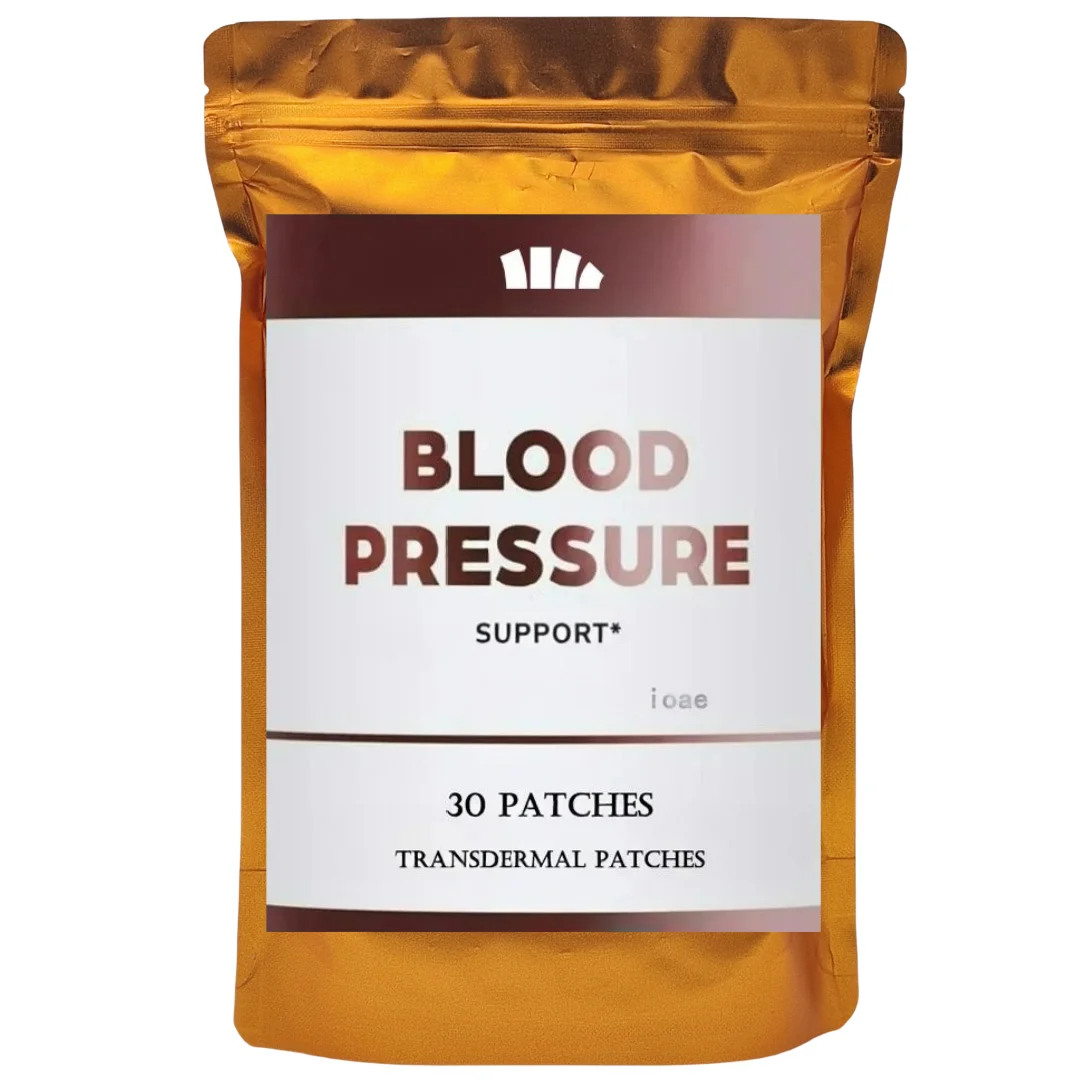 30 Patches Blood Pressure Support Transdermal Patches -promote Normal Heart And Circulatory Health